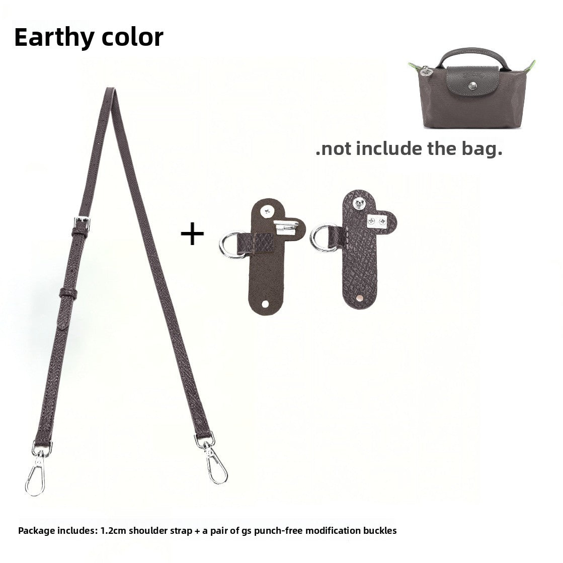 Adjustable No-Drill Shoulder Strap for Tote Bags