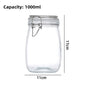Glass Sealed Storage Jars with Snap Lids