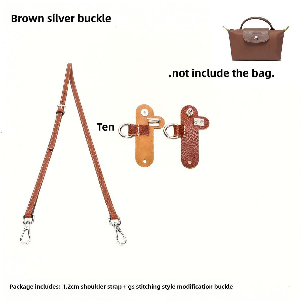 Adjustable No-Drill Shoulder Strap for Tote Bags